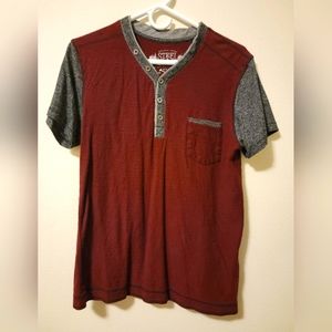 Men's short sleeve Henley